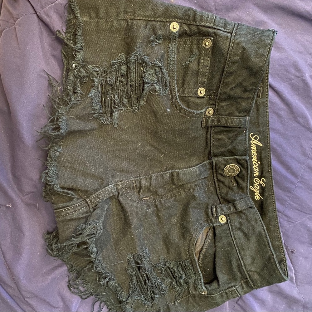 Distressed shorts